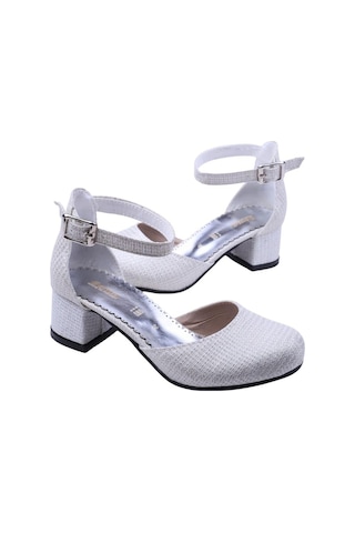 Sema Kids 2823 Kız Çocuk Topuklu Abiye Ayakkabı 001