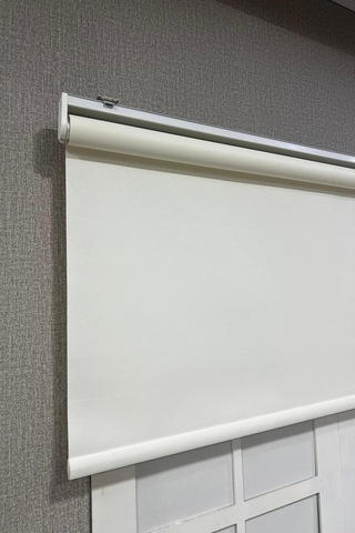 Stor Perde İthal Mat Polyester Beyaz Beyaz