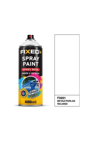 Sgs Sprey Boya Akrilik Parlak Beyaz Ral 9000 400 Ml Sgs Sprey Boya Akrilik Parlak Beyaz Ral 9000 400 Ml