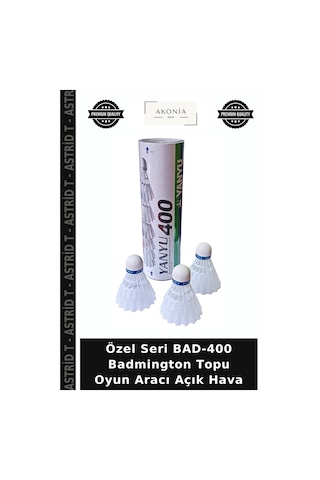 Özel Seri Bad-400 Badmington Topu Oyun Aracı Açık Hava