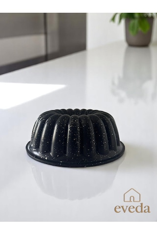 Eveda Döküm Sık Dilimli Kek Klıbı 26 Cm Siyah