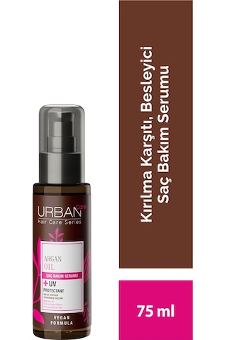 Urban Care Argan Yağı Kolay Kırılan Yıpranmış Saçlara Özel Saç Bakım Serumu 75 ML