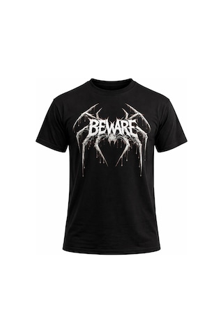 Dark Line %100 Pamuk Unisex Siyah Oversize T-shirt Beware Siyah Dark Line %100 Pamuk Unisex Siyah Oversize T-shirt Beware Siyah