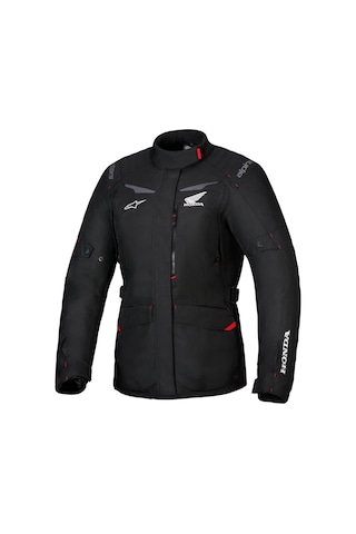Alpinestars Honda Stella St-1 Wp Korumalı Kadın Motosiklet Montu Siyah