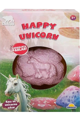 Fosil Kazı Seti: Karanlıkta Parlayan Unicorn