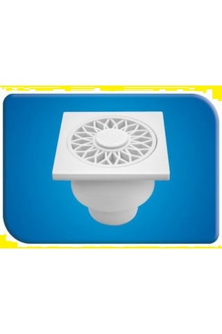 Gama 10x10 Alttan Çıkışlı Yer Süzgeci Kod 20601 1adet Beyaz Gama 10x10 Alttan Çıkışlı Yer Süzgeci Kod 20601 1adet Beyaz
