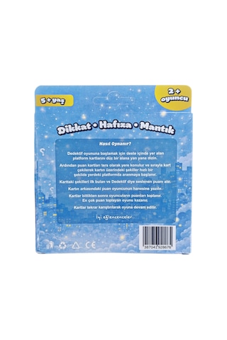 Junior Dedektif Hayvanlar Oyunu Dikkat Hafıza Ve Mantık Aile Oyunu