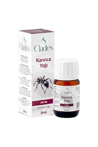 Clade's Karınca Cilt Bakım Yağı 20 ML