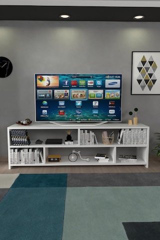 Kuzey Tv Ünitesi Beyaz Beyaz