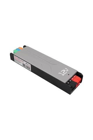 Powermaster Pm-26839 12 Volt 10 Amper 120 Watt Slim Metal Kasa Adaptör Voltaj Göstergeli 189x51x27mm