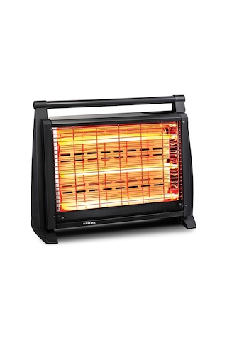 Kumtel LX-2832 1500 W Quartz Isıtıcı Siyah