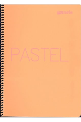 80 Sayfa Kareli Pastel Defter 4 Adet Karışık Renk Çok Renkli