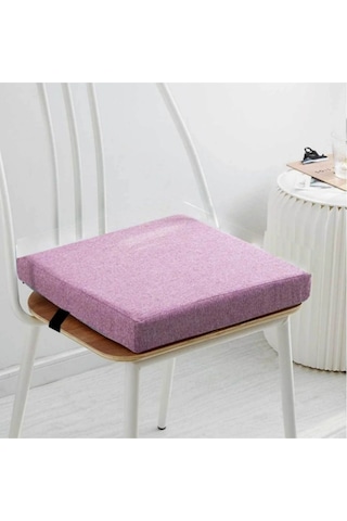 Sandalye Minderi Sünger Dolgulu Kare Sandalye Konfor Pedi Oturma Minderi Mavi