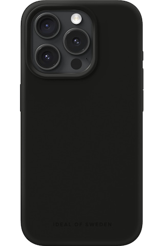 Silicone Case Apple Uyumlu iPhone 15 Pro Black Siyah