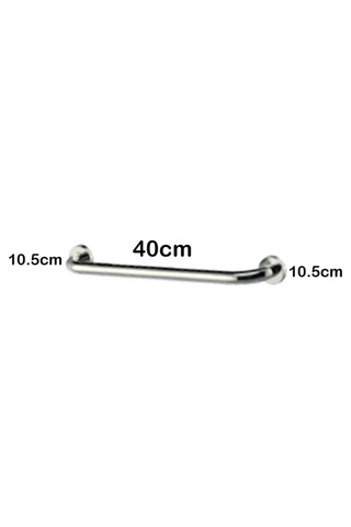 Engelli 40 Cm Paslanmaz Tutunma Barı,banyo,küvet,tuvalet Gri
