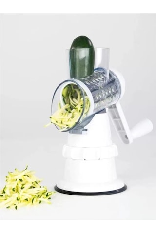 Pazly Çok Fonksiyonlu Sebze Kesici Dilimleme Rende Doğrayıcı Yeşil, Pratik Mutfak Aleti Yeşil