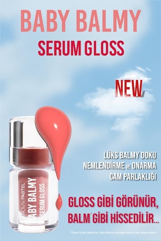 Pastel Show By Baby Balm Serum Gloss 34 Vibe Dudak Parlatıcısı 34