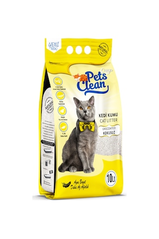 Pets Clean Kedi Kumu Natural Kokusuz 10lt