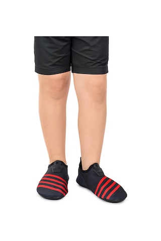 Kiko Kids Enigma Havuz Plaj Erkek Çocuk Deniz Ayakkabısı 7501 Siyah - Kırmızı Siyah - Kırmızı Kırmızı - Siyah