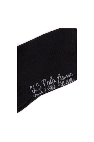 U.s. Polo Assn. Kız Çocuk Siyah Çorap Dizaltı 50318205-vr046 Sıyah