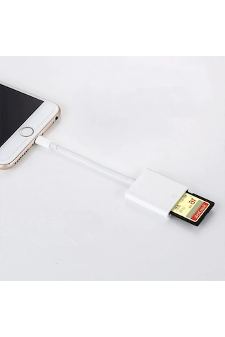 iPhone Uyumlu/ipad Lightning To Sd Kart Hafıza Kart Adaptörü Nk105- 5775