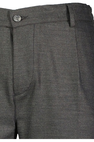 Finesuits Erkek Desenli Klasik Pantolon 2422105005.pvycs Siyah