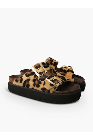 Terlik Kadın Diğer Honolulu G106336 Genuins Vegan Leopard Vegan Leopard Çok Renkli