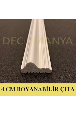 Decomanya Boyanabilir Duvar Çıtası 4 Cm Poliüretan Duvar Çıtası (480021269)