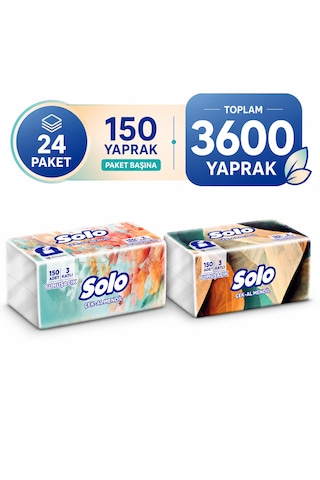 Solo Çek-Al Mendil 24 x 150'li
