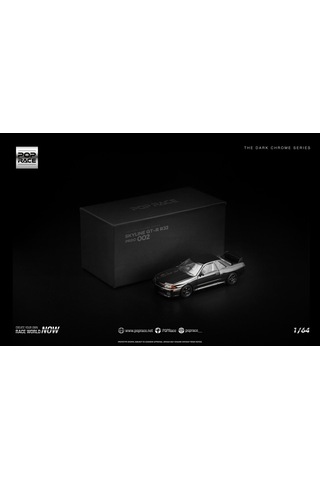 Pop Race Gt-r R32 Dark Chrome Prdc002