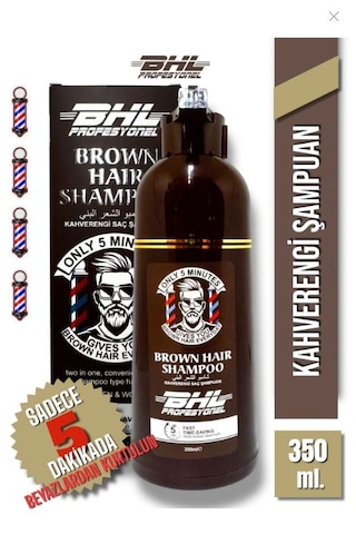 Bhl Profesyonel Brown Hair Shampoo Kahverengi Şampuan / Saç Sakal Beyaz Kapatıcı Şampuan 350ml. Tüm Saçlar Bhl Profesyonel Brown Hair Shampoo Kahverengi Şampuan / Saç Sakal Beyaz Kapatıcı Şampuan 350ml. Tüm Saçlar