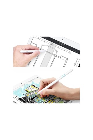 Evrensel Tablet Ve Dokunmatik Telefonlarla Uyumlu Hassas Çizim Ve Tasarım Kalemi Çok Renkli