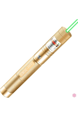 Lazer 303 Şarjlı Güçlü Lazer Kalem + Şarj Aparatı Sarı