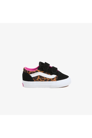 Vans Old Skool Leopar Desenli Bebek Siyah Sneaker 026 Vn0009rcboq1 Siyah
