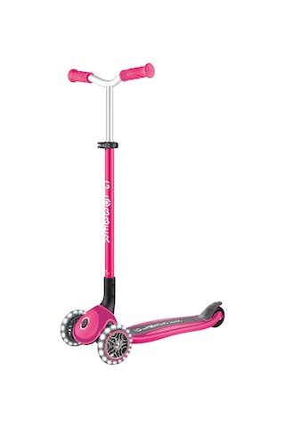 Globber Master Işıklı Katlanabilir Scooter - Fuşya Fuşya