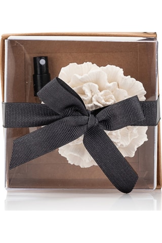 Missi Ahşap Kaideli Balck Vanilya Kokulu Seramik Taş Hediye Seti