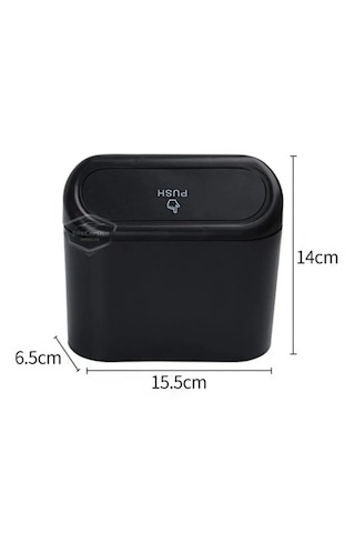 Ofis Ve Araç İçi Taşınabilir Portatif Çöp Kutusu