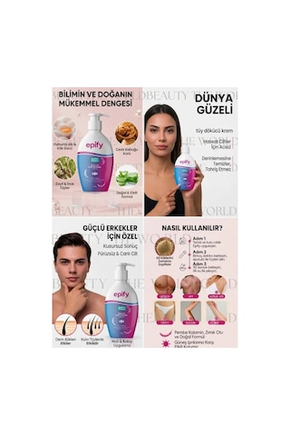 Epify Tüy Dökücü Krem 250 ML