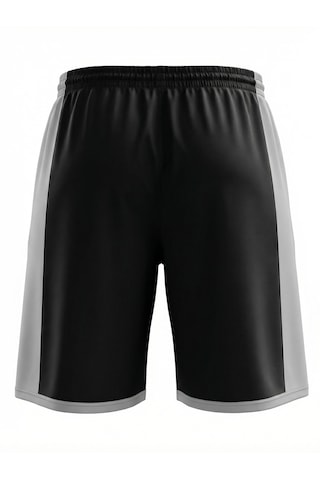 Orendahill Erkek Spor Şort Hızlı Kuruyan Esnek Regular Fit Gym Cepli Yan Çizgi Detaylı Activewear Siyah