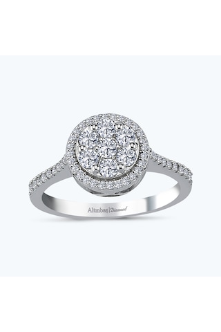 Altınbaş Pırlanta Bouquet Yüzük Erm631-14k Beyaz 06333291