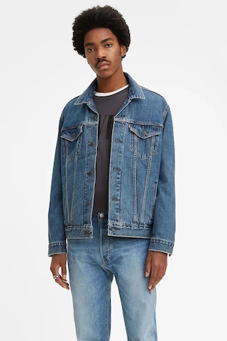 Levi's The Trucker Jacket Med Stonewash Indigo Erkek Trucker - 72334-0130 İndigo