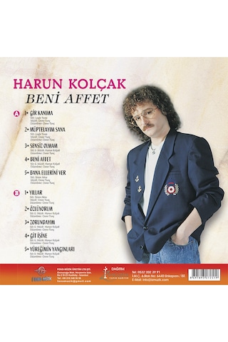 Harun Kolçak - Beni Affet Siyah Plak