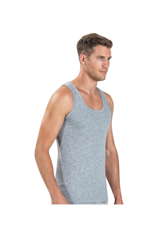 Jiber Erkek Klasik Renkli Askılı Atlet 110 - 6 Adet 001