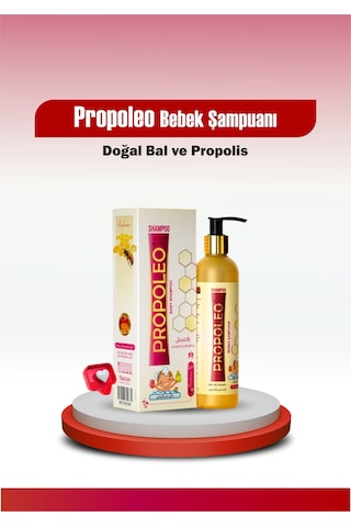 Propoleo Bal Arı Poleni ve Keratin İçeren Bebek Şampuanı 250 ML
