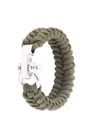 Survival Outdoor Paracord Bileklik 3 Kademeli Krom Kilit Çok Renkli