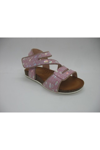 Piarmoni 01221 Deri Ortopedik Pembe Sandalet 21-25 Pembe