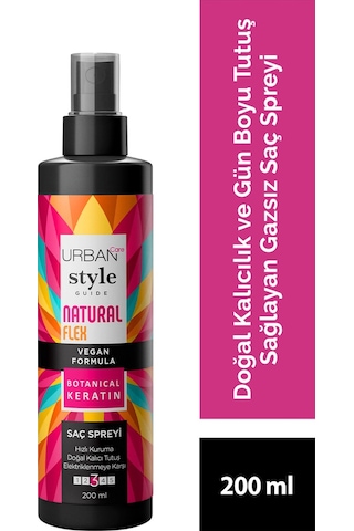 Urban Care Style Guide Natural Flex Gazsız Saç Spreyi 200 ML