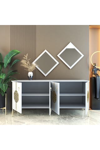 Esmopa.Mobilya Elegant Beyaz Konsol