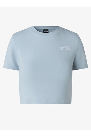 The North Face Nf0a55ao-fn4 W Essential Cropped Slim Kadın T-shirt Turkuaz