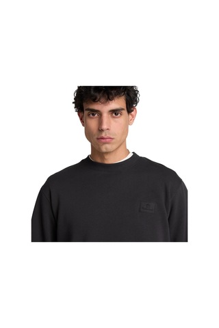 Timberland Silicon Badge Bb Crew Erkek Sweatshirt-33996 Siyah